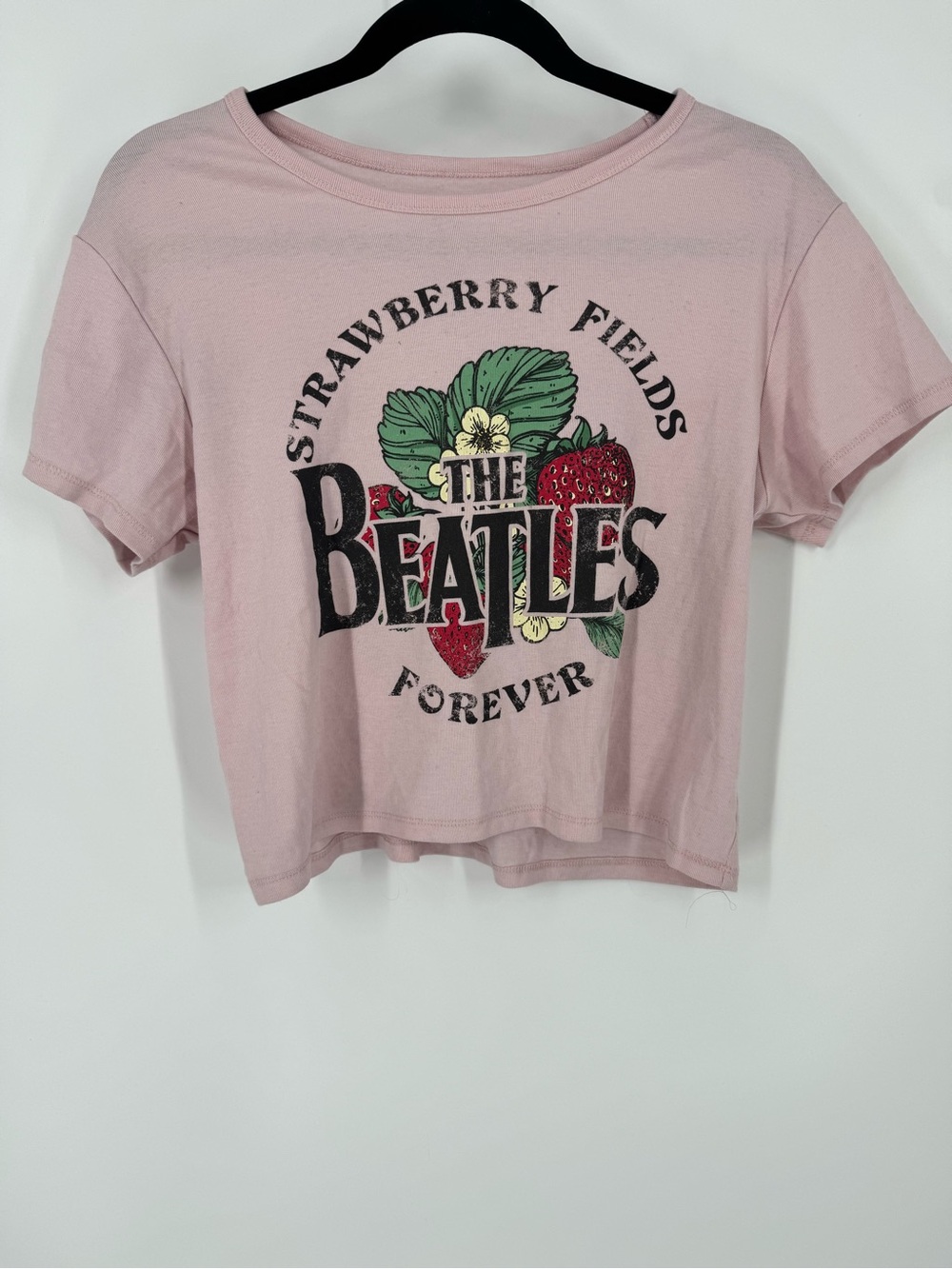 The Beatles Pink Strawberry Fields Graphic Tee - Kids